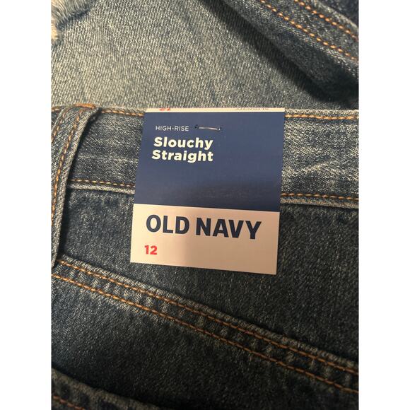 NWT Old Navy Girl's Denim Shorts Distressed Slouchy Straight Size 12 - Picture 4 of 6